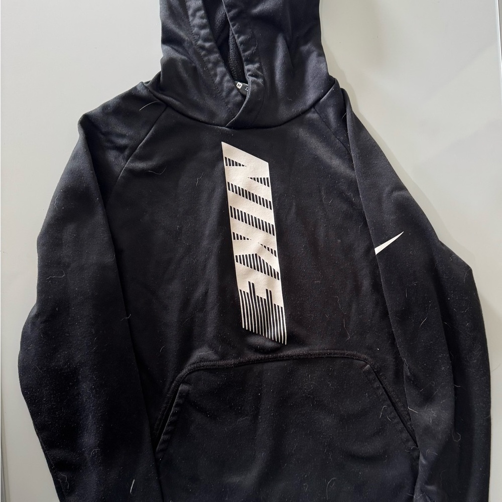 Nike Black and White Logo Hoodie